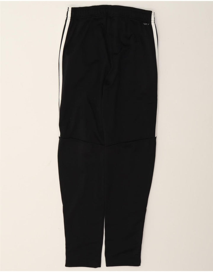 Pantaloni della tuta Adidas Climalite da ragazzo 11-12 anni in poliestere nero