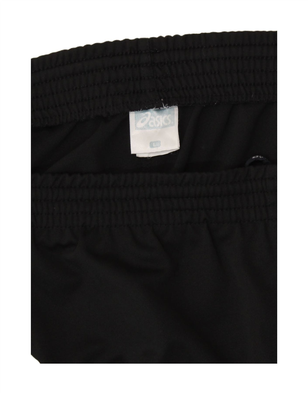 ASICS Mens Sport Shorts Large  Black Colourblock Polyester Vintage Asics and Second-Hand Asics from Messina Hembry 