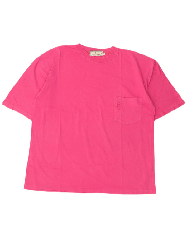 CONTE OF FLORENCE T-shirt Donna Top IT 48 XL Cotone Rosa