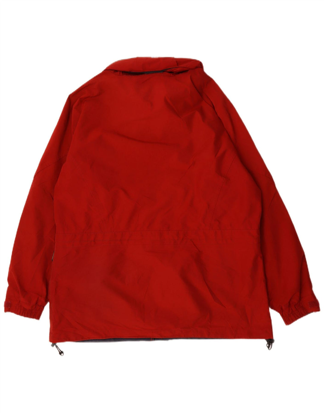 Giacca antipioggia oversize con cappuccio da donna Berghaus UK 18 XL nylon rosso