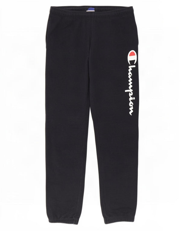 Pantaloni da tuta con grafica Champion da uomo, pantaloni da jogging, medio, blu navy