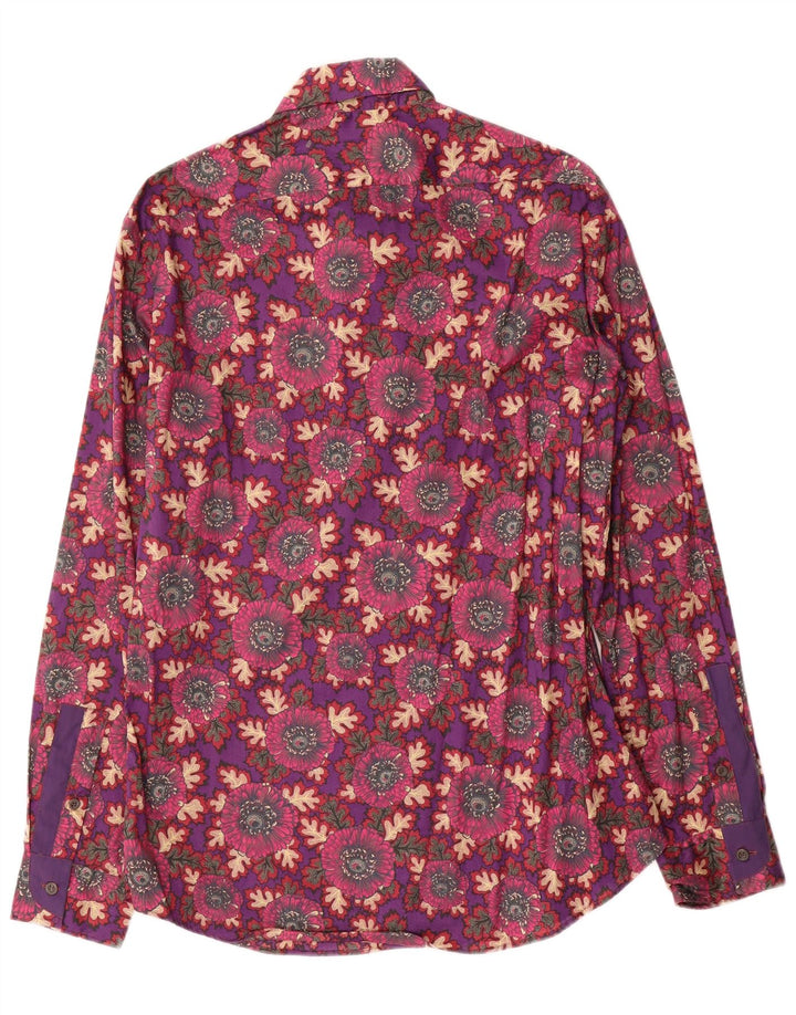 Camicia da uomo Ingram taglia 41 16 grande cotone floreale multicolore