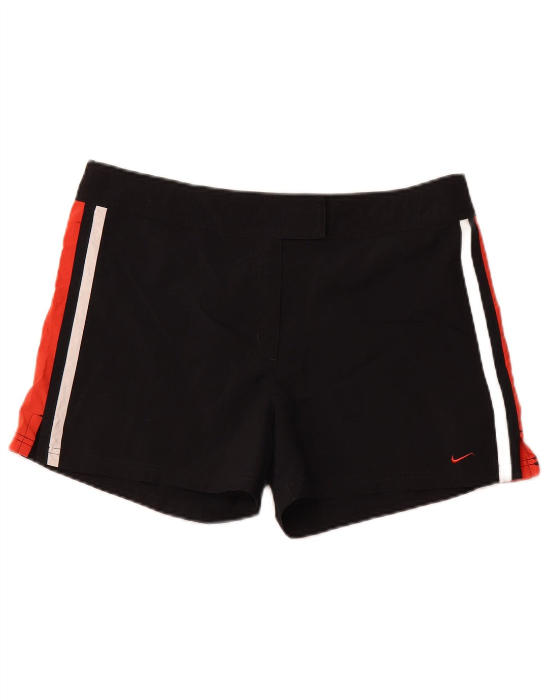 Pantaloncini casual da donna NIKE US 12/14 Large W34 Poliestere color block nero