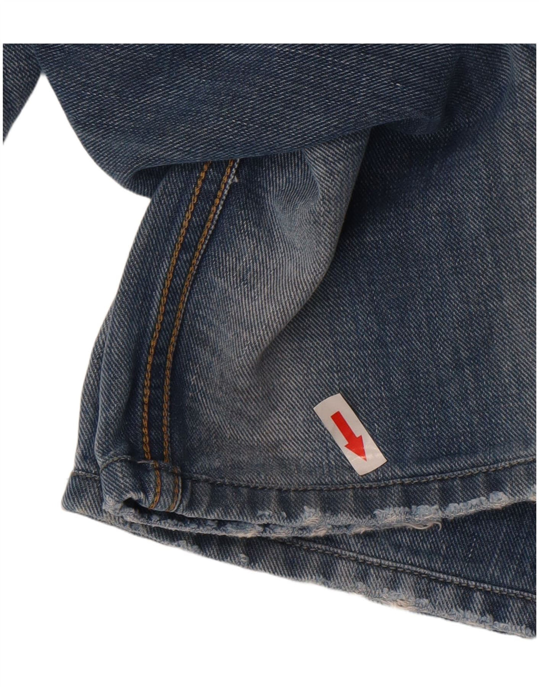 Jeans dritti invecchiati Belther da uomo Diesel W32 L34 cotone blu