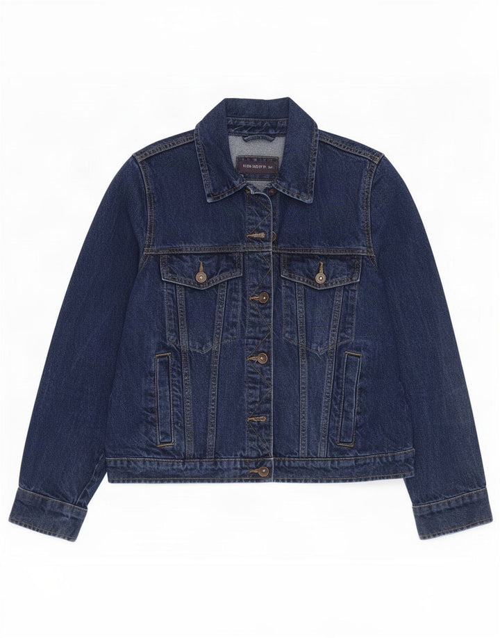 Giacca di jeans da donna Marks & Spencer UK 10 piccola cotone blu