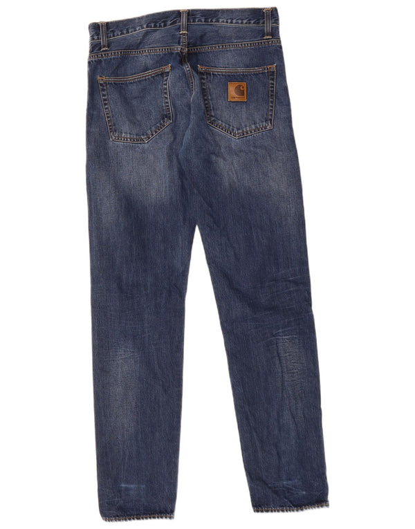 Jeans dritti da uomo Klondike Carhartt W30 L32 cotone blu