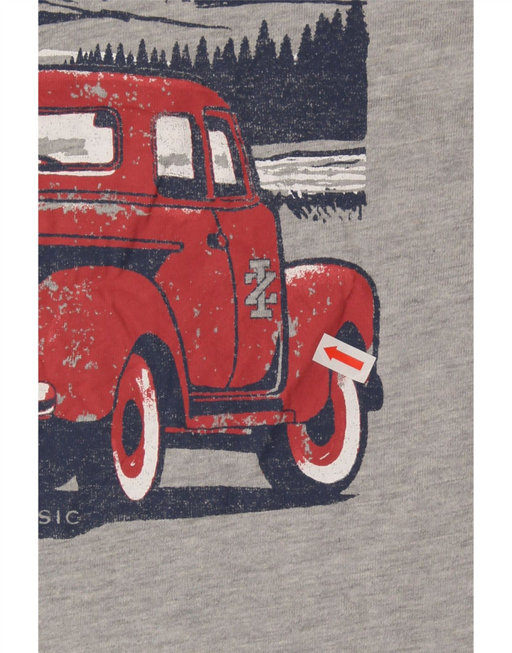 IZOD Mens Relaxed Graphic T-Shirt Top 2XL Grey Cotton Vintage Izod and Second-Hand Izod from Messina Hembry 