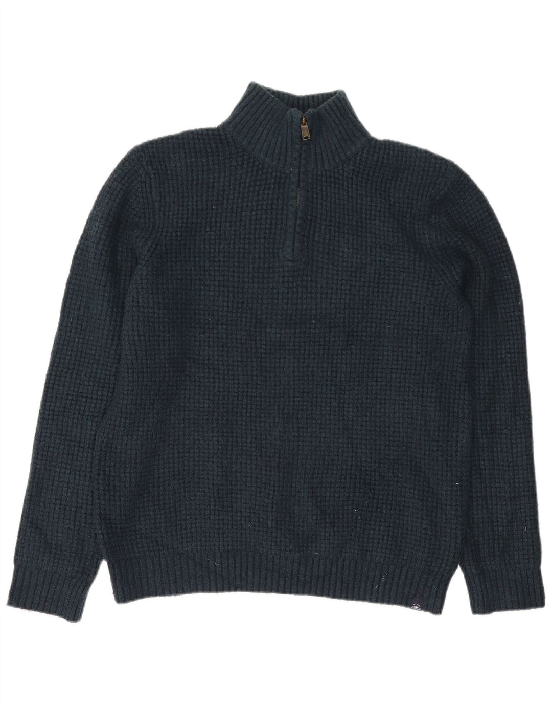 Maglione maglione con zip da uomo Fat Face XL verde acrilico