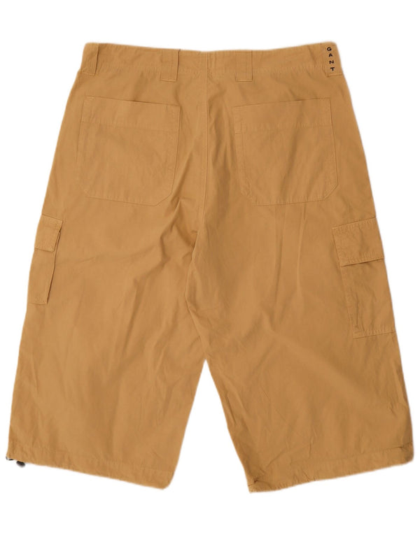 Gant Mens Cargo Shorts W35 Large Beige Cotton