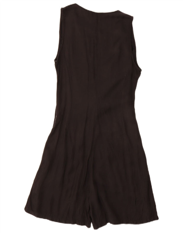 Tuta corta senza maniche da donna Armani Jeans EU 40 viscosa nera media