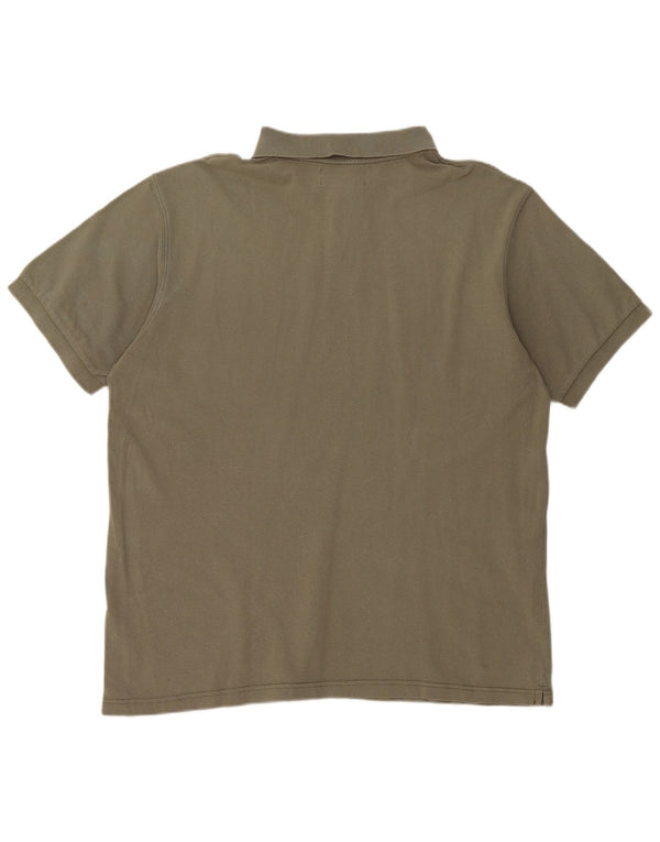 Polo da uomo Marlboro Classics XL in cotone verde