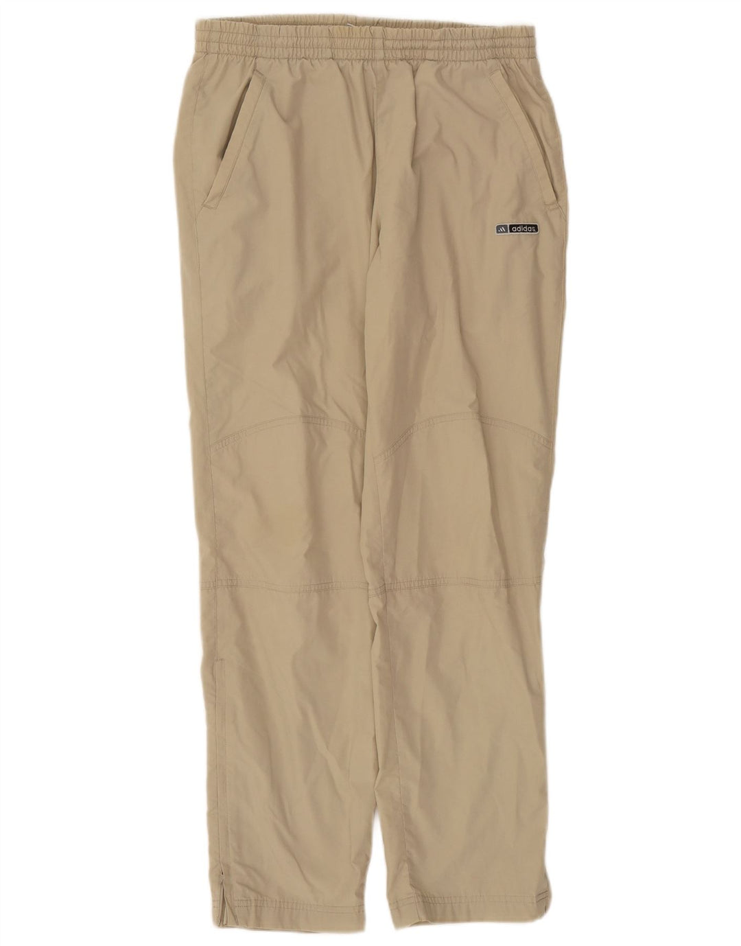 Pantaloni da tuta Adidas da uomo piccoli in poliestere kaki