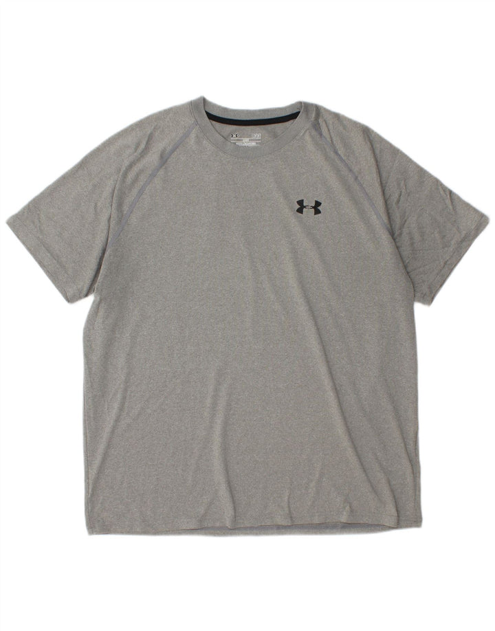 T-shirt da uomo UNDER ARMOUR grande grande grigia