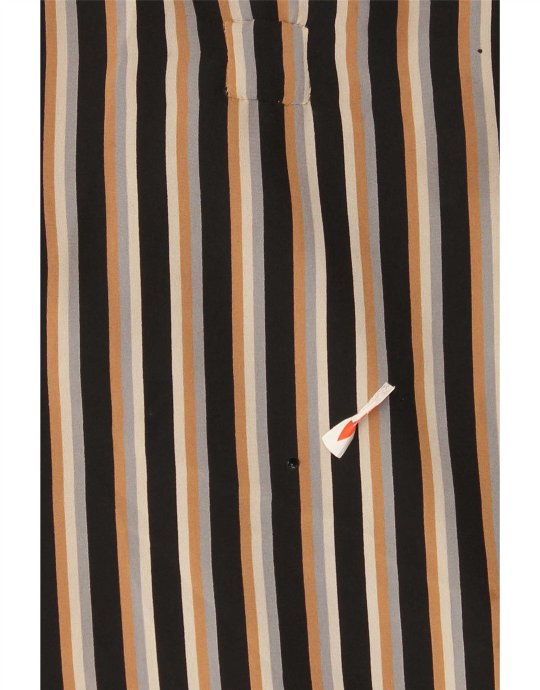 Abito basic da donna vintage con cravatta frontale UK 12 a righe multicolori medie