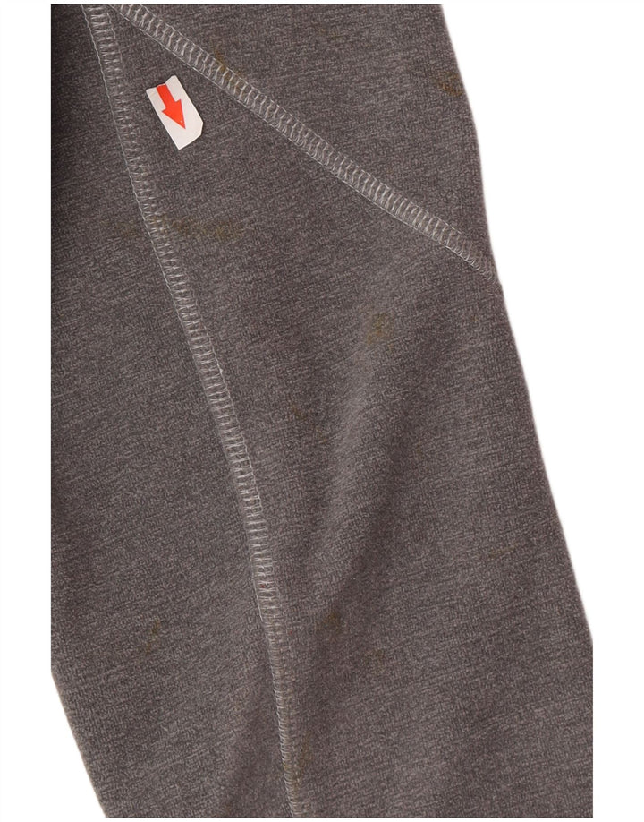Maglione con cappuccio e zip da donna Jack Wolfskin UK 14/16 Grande poliestere grigio