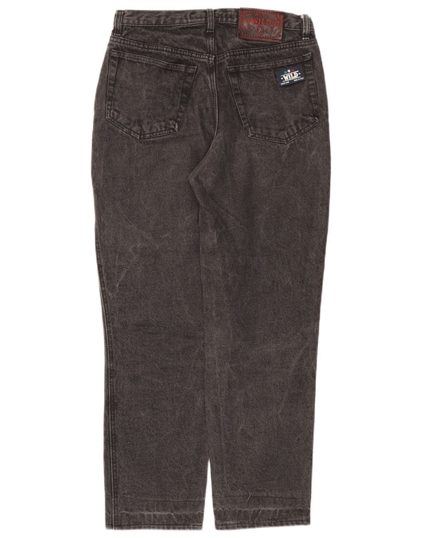 Jeans affusolati a vita alta da donna Wild IT 48 XL W34 L29 Cotone grigio