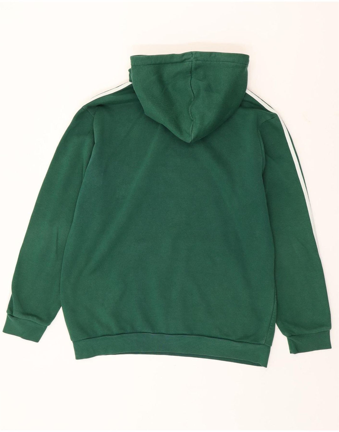 Felpa con cappuccio da uomo Adidas Large in cotone verde