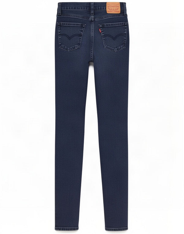 Levi's Jeans dritti a vita alta 724 da donna W25 L30 Cotone blu navy