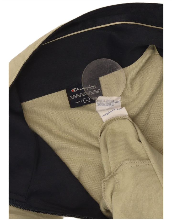 Giacca da tuta da uomo Champion, grande, verde, in poliestere