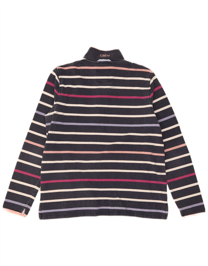 Crew Clothing Felpa da donna Maglione UK 12 Medium Navy Blue Striped
