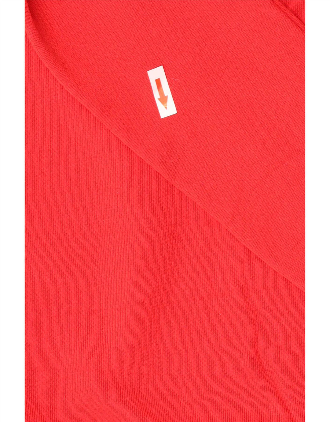 Felpa con grafica Adidas da uomo, piccola, in cotone rosso