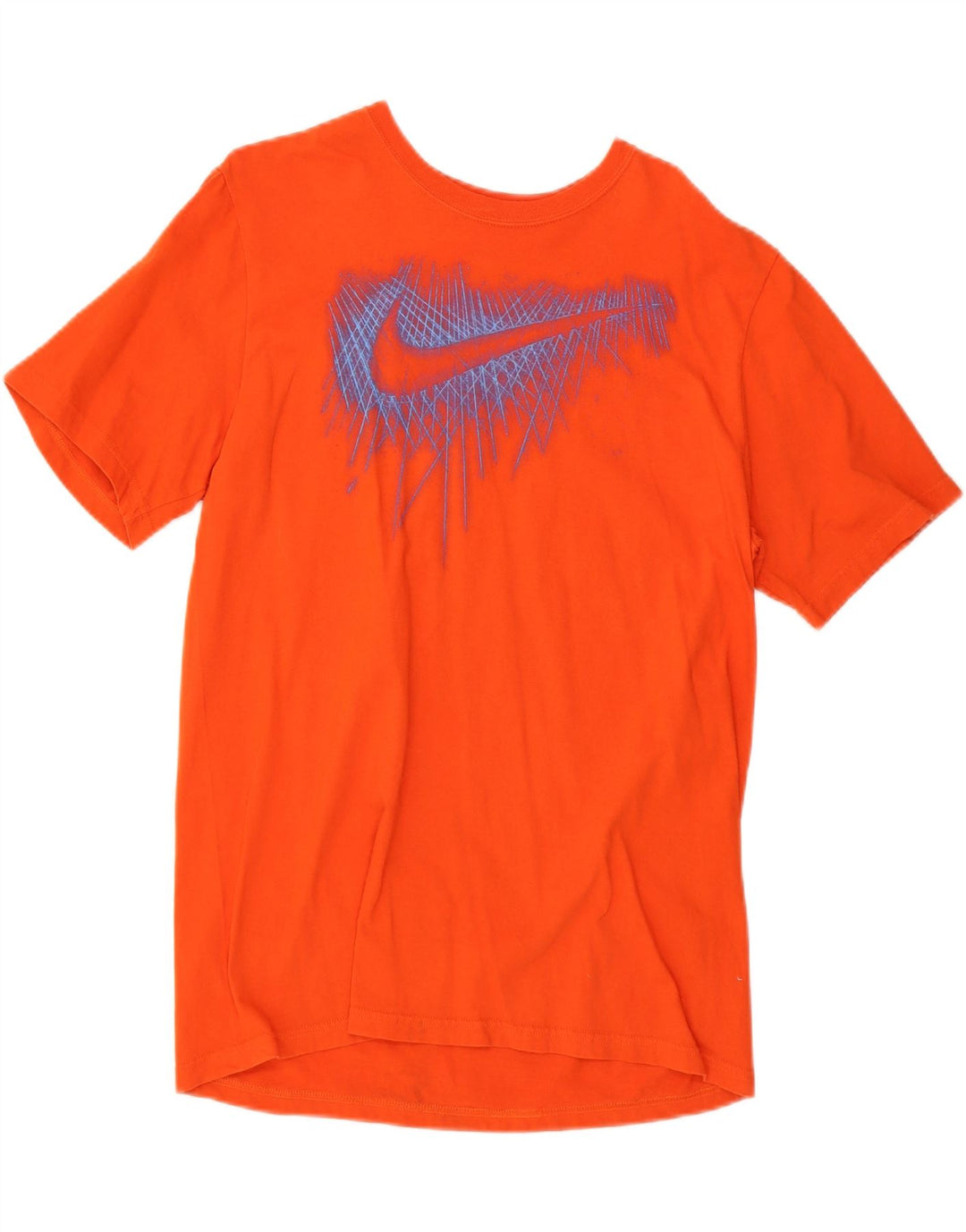 NIKE Mens Regular Fit Graphic T-Shirt Top Large Orange Cotton Vintage Nike and Second-Hand Nike from Messina Hembry 