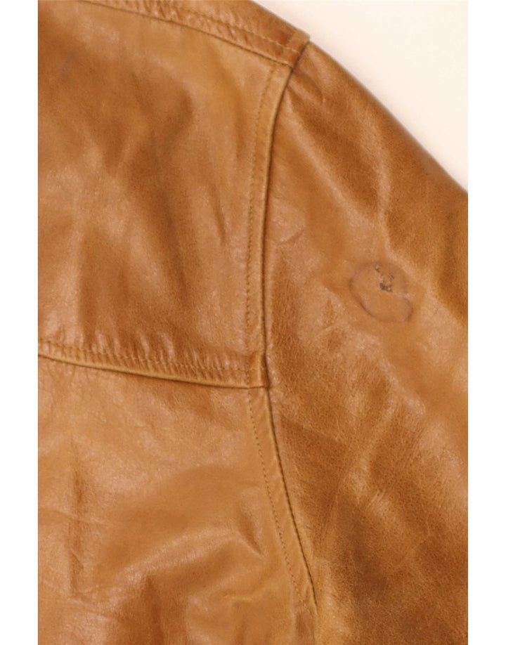 Giacca in pelle da donna Targa UK 14 Marrone medio