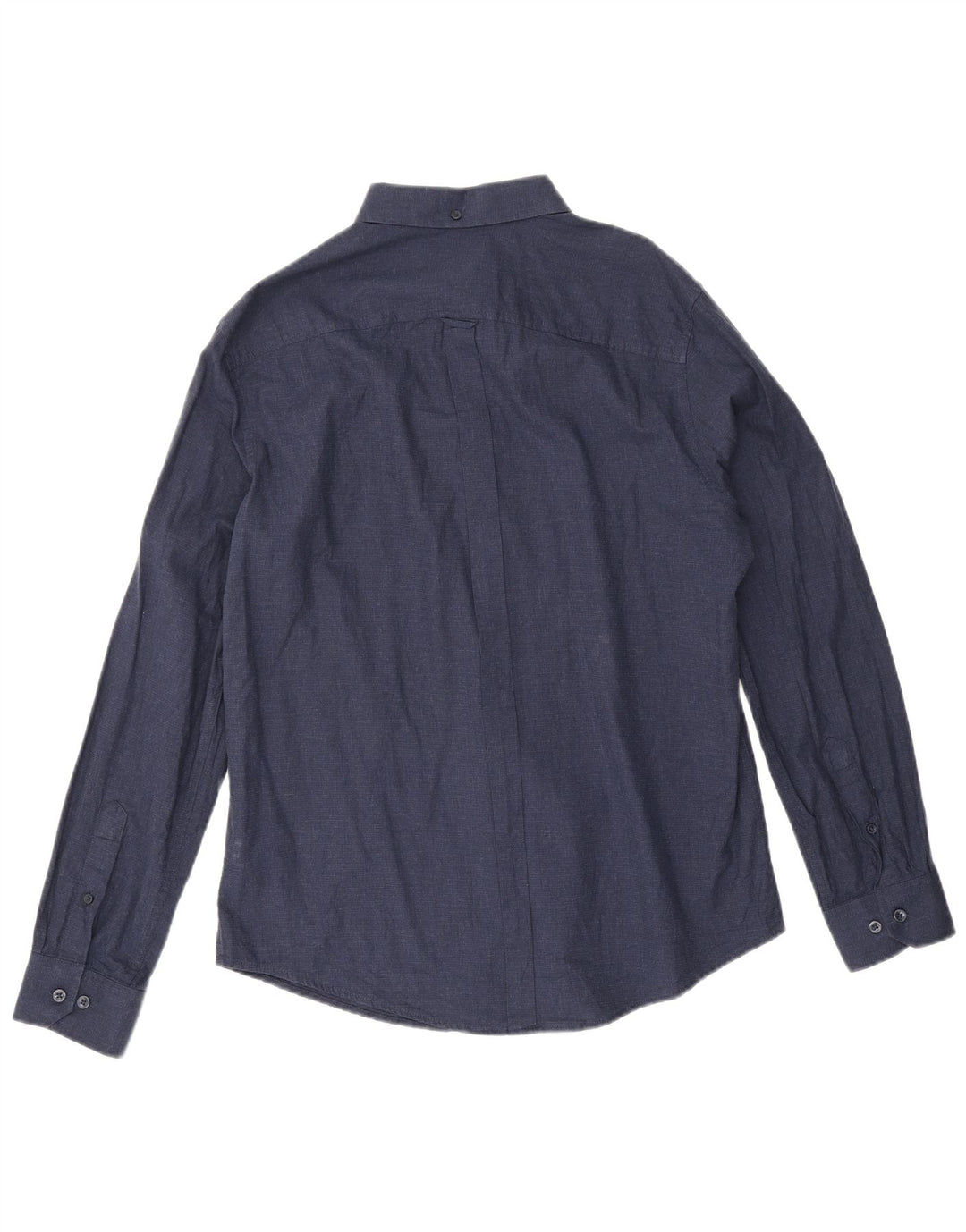 Camicia da uomo Ben Sherman grande in cotone blu navy