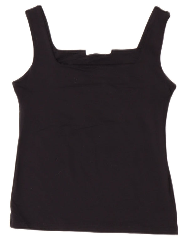 Canottiera corta corta da donna Zara UK 12 media nera
