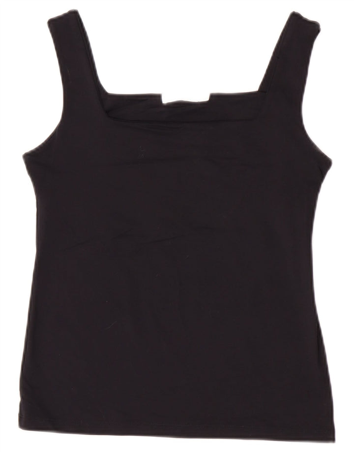 Canottiera corta corta da donna Zara UK 12 media nera