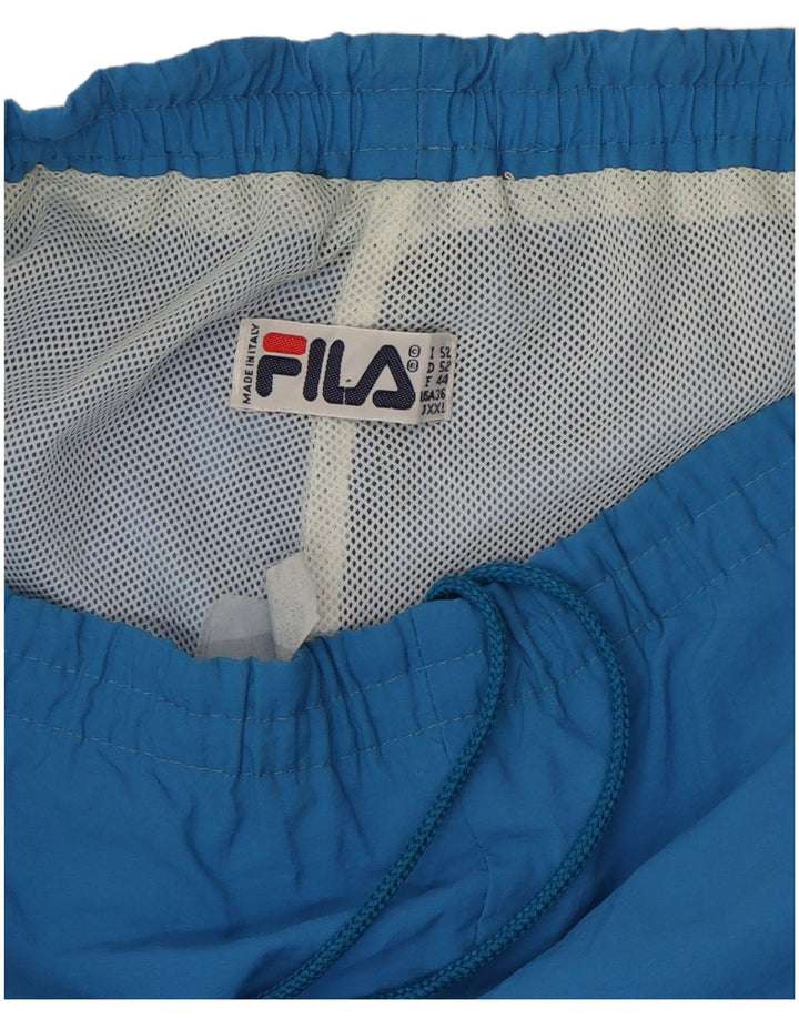 FILA Mens Tracksuit Trousers Joggers IT 52 Large  Blue