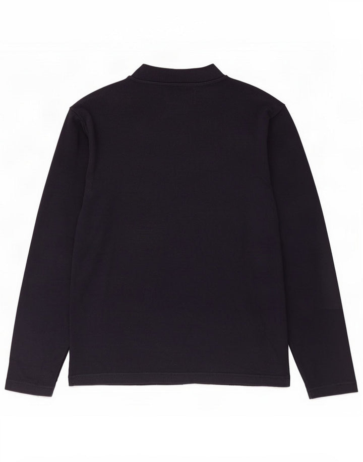 Lee Top da uomo con zip e collo a maniche lunghe piccolo blu navy