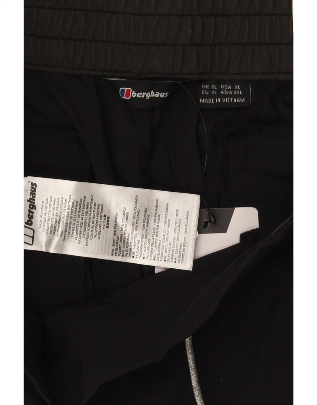 Pantaloncini sportivi da uomo Berghaus XL neri in poliammide