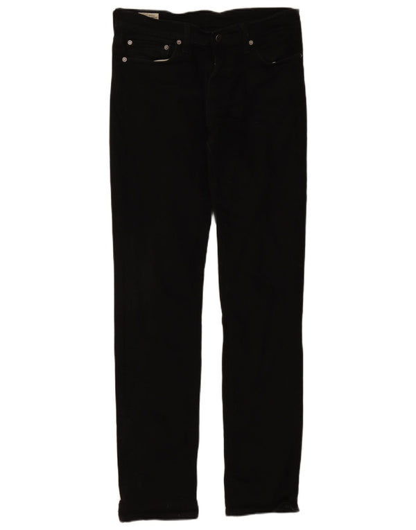 Jeans slim da uomo Levi's W32 L34 cotone nero