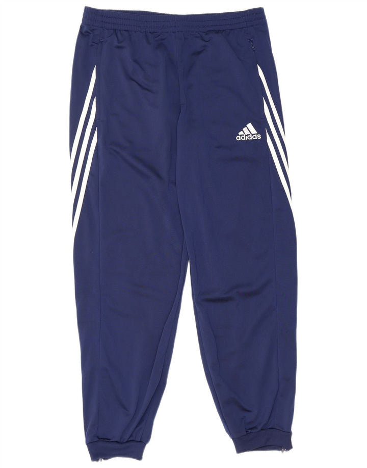 Pantaloni da tuta da uomo Adidas Joggers grandi in poliestere blu navy