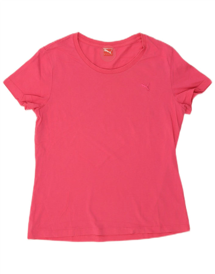 T-shirt da donna Puma UK 16 grande rosa