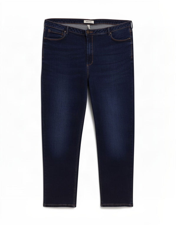 Jeans slim da donna Marks & Spencer UK 24 4XL W42 L29 Cotone blu navy