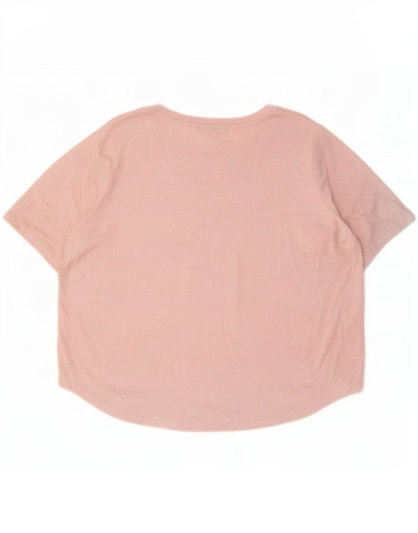 T-shirt da donna Marks & Spencer Top UK 20 2XL viscosa rosa
