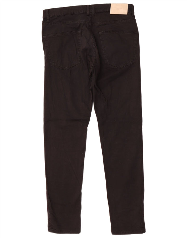 Pantaloni casual slim da uomo Zara EU 40 medi W31 L32 neri