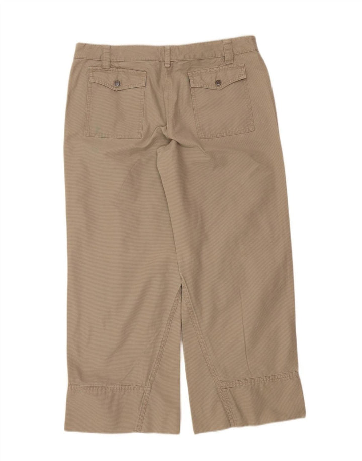 MARLBORO CLASSICS Mens Cropped Trousers IT 48 Medium W36 L28 Beige