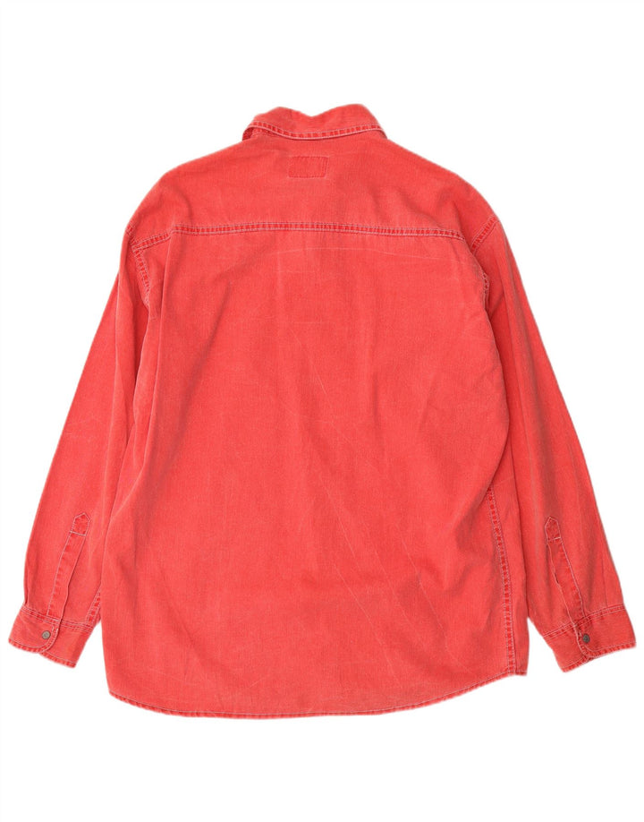 Camicia di jeans da uomo Mustang Rosso medio