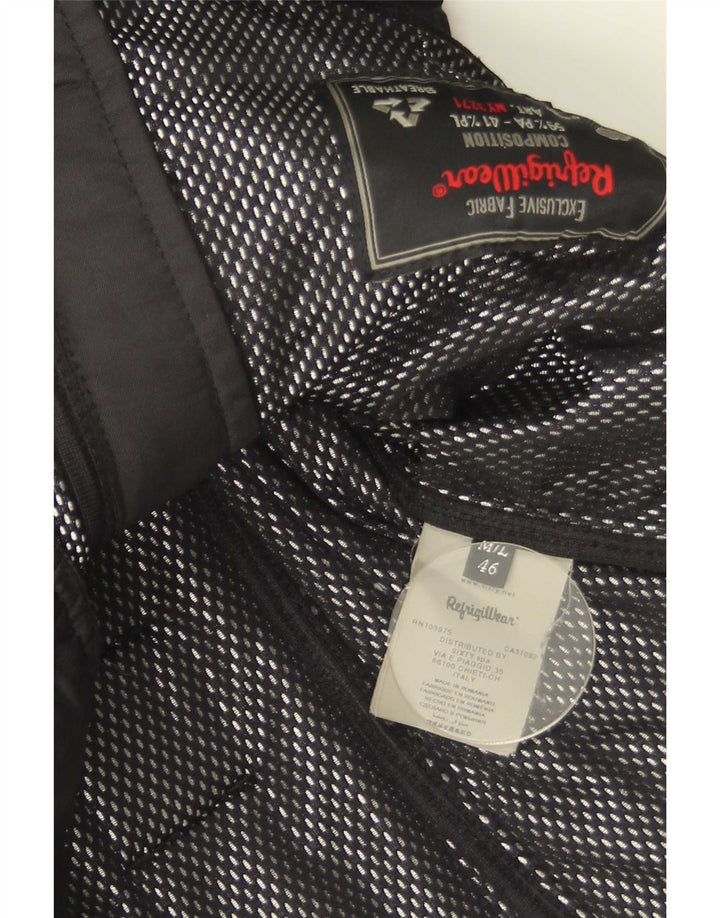 Giacca imbottita da donna Refrigiwear UK 12 media nera in poliammide