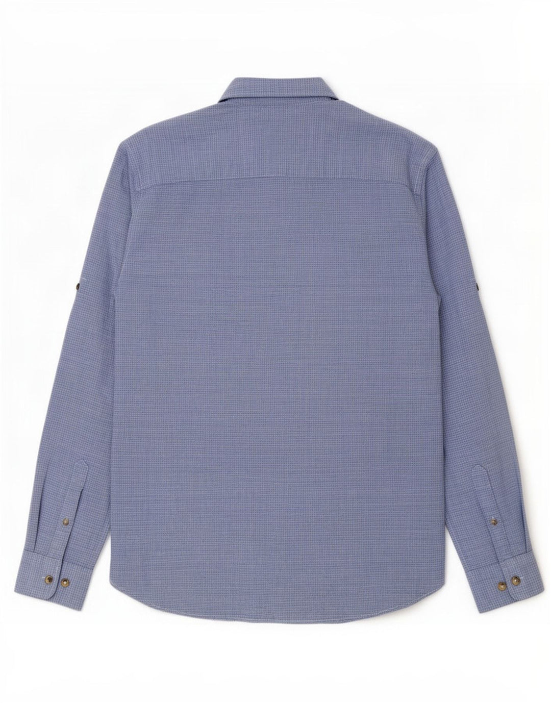 Camicia da uomo Jack & Jones grande in cotone maculato blu