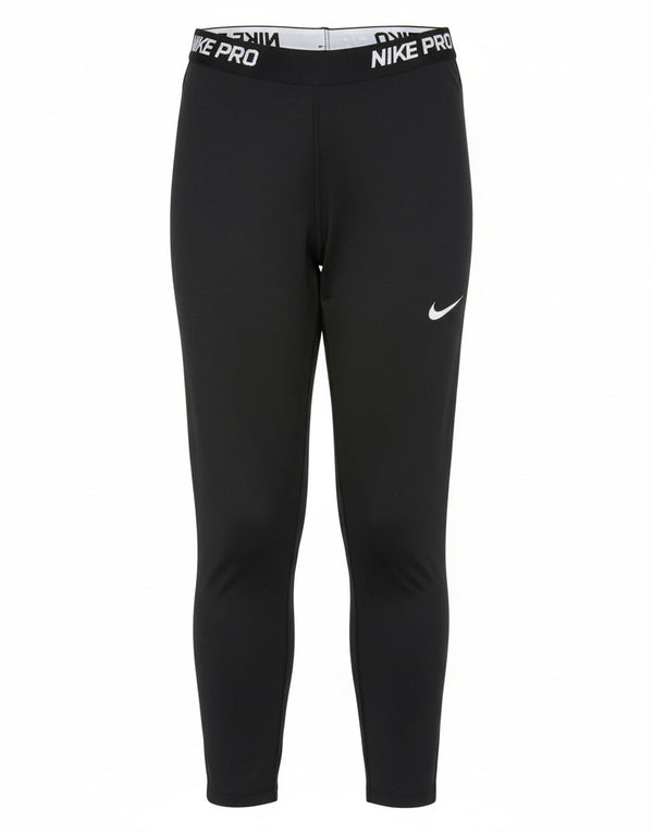 Leggings grafici Nike Dri Fit da donna UK 14 medio nero