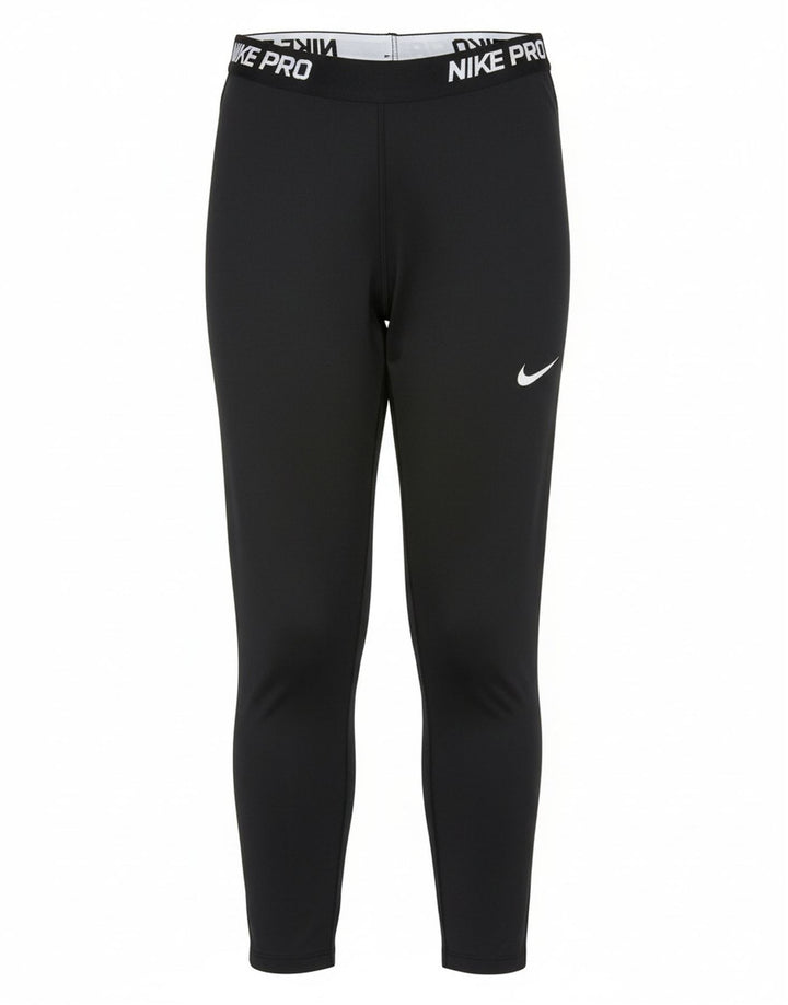 Leggings grafici Nike Dri Fit da donna UK 14 medio nero