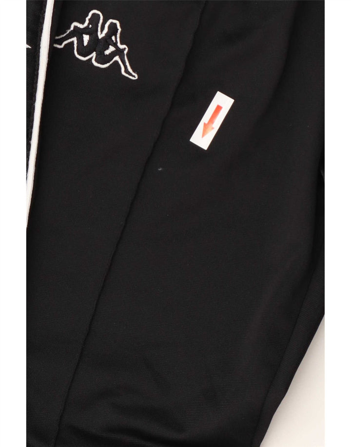 Pantaloni da tuta con grafica Kappa per ragazzi 7-8 anni in poliestere nero