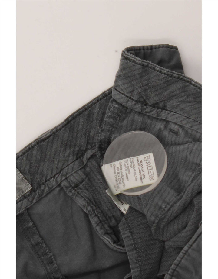 Pantaloncini chino da donna Marks & Spencer W36 grandi in cotone grigio