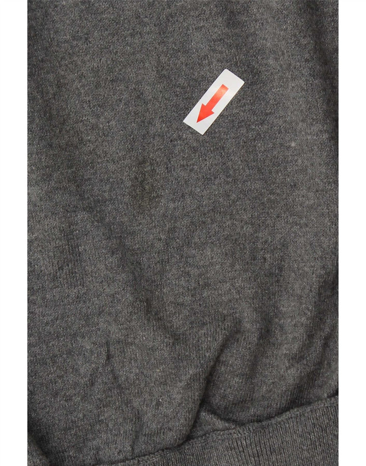Maglione maglione girocollo da uomo Gap grande in cotone grigio