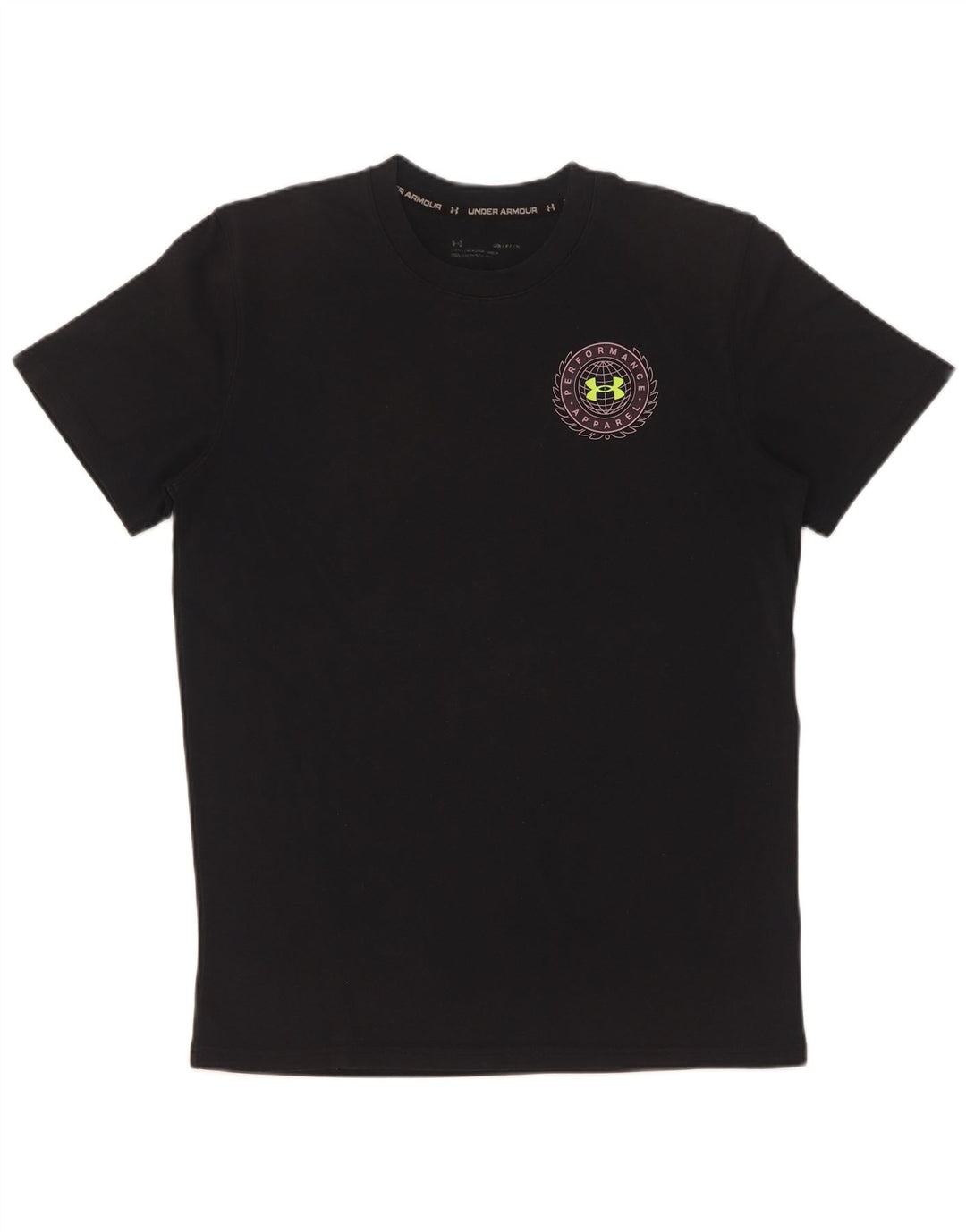 Maglietta grafica da uomo Under Armour Top Small in cotone nero
