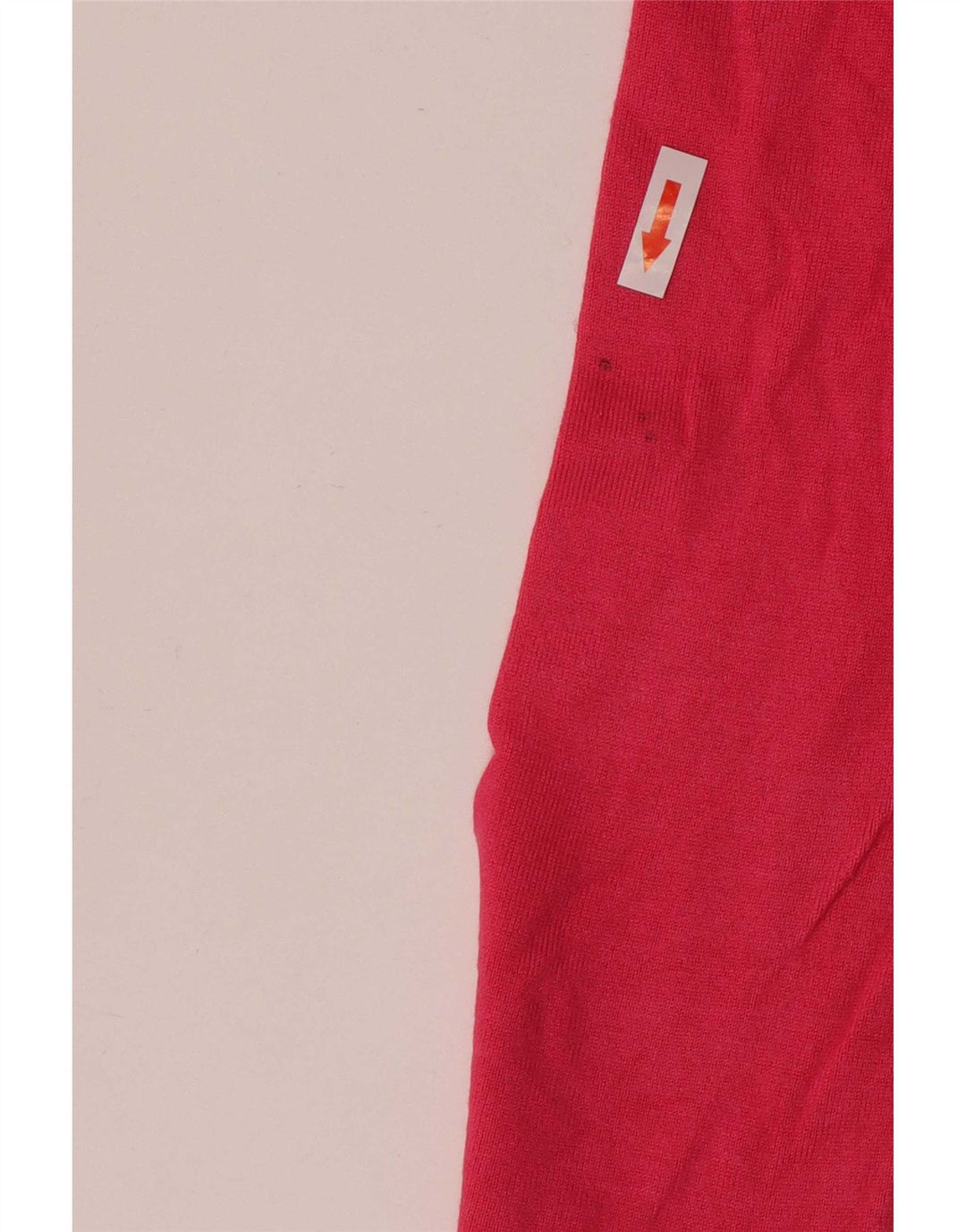 Maglione cardigan corto da donna Marks & Spencer UK 12 Viscosa rosa medio